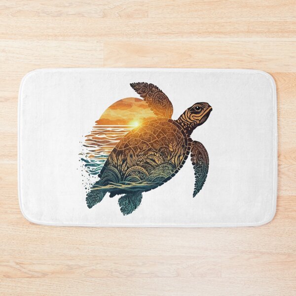 Item preview, tribal sea turtle designed and sold by printiesart.