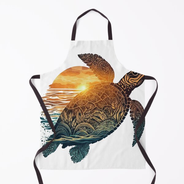 Item preview, tribal sea turtle designed and sold by printiesart.