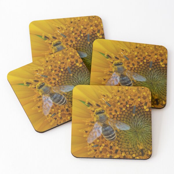 Item preview, Bees on sunflowers  designed and sold by MumDi.