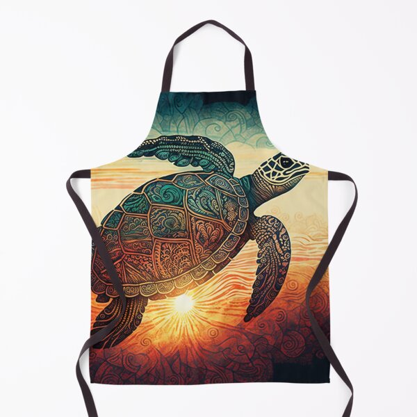 Item preview, tribal sea turtle designed and sold by printiesart.
