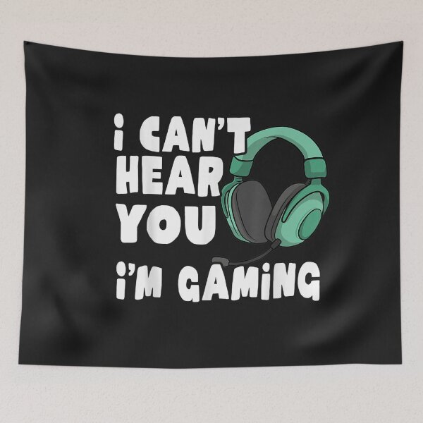 Item preview, I cant hear you Im gaming busy funny video gamer T-Shirt designed and sold by Bobby-Bancel.
