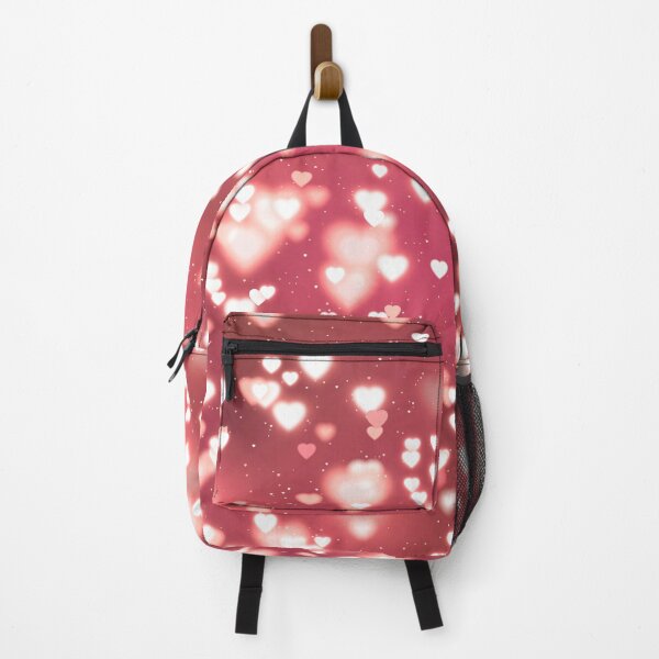 Item preview, Printed image of Shining Hearts Bokeh red designed and sold by JaReVa.