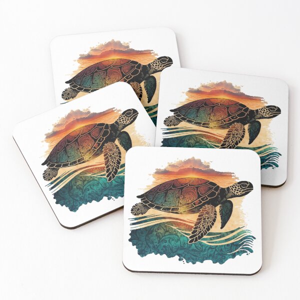 Item preview, tribal sea turtle designed and sold by printiesart.