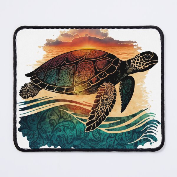 Item preview, tribal sea turtle designed and sold by printiesart.