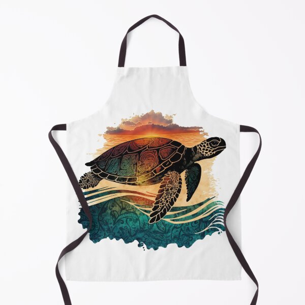 Item preview, tribal sea turtle designed and sold by printiesart.