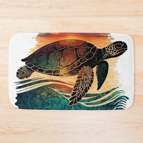 Item preview, tribal sea turtle designed and sold by printiesart.