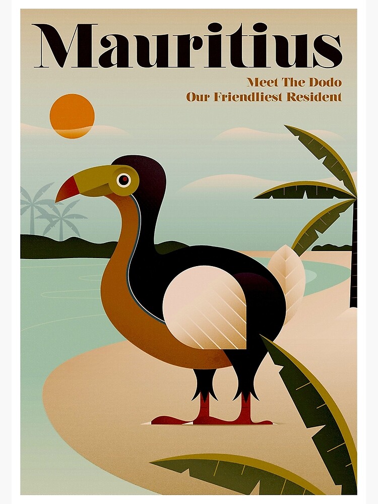 Thumbnail 7 of 7, Framed Art Print, MAURITIUS; Vintage Travel and Tourism Print designed and sold by posterbobs.