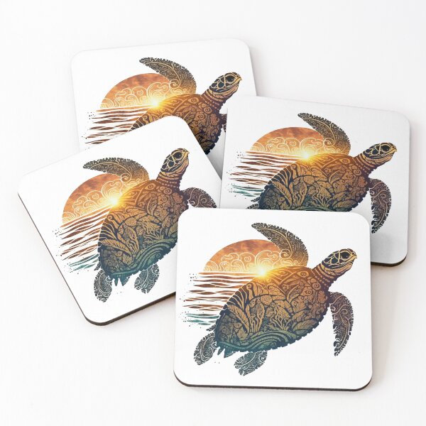 Item preview, tribal sea turtle designed and sold by printiesart.