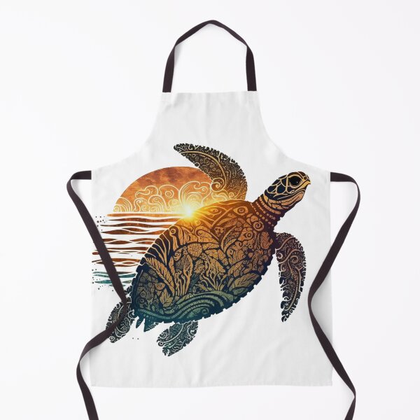Item preview, tribal sea turtle designed and sold by printiesart.