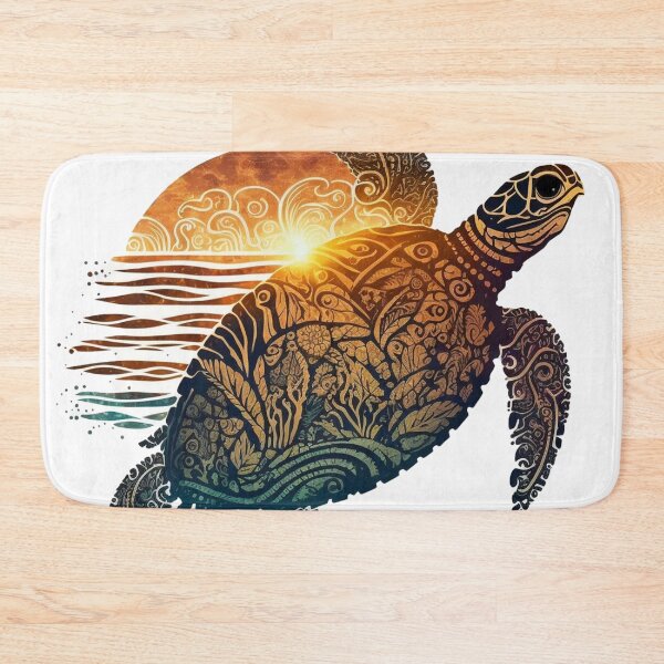 Item preview, tribal sea turtle designed and sold by printiesart.