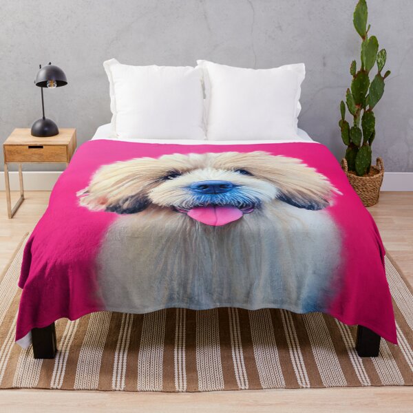 Item preview, Watercolor portrait of Pulik dog designed and sold by AppleElf.
