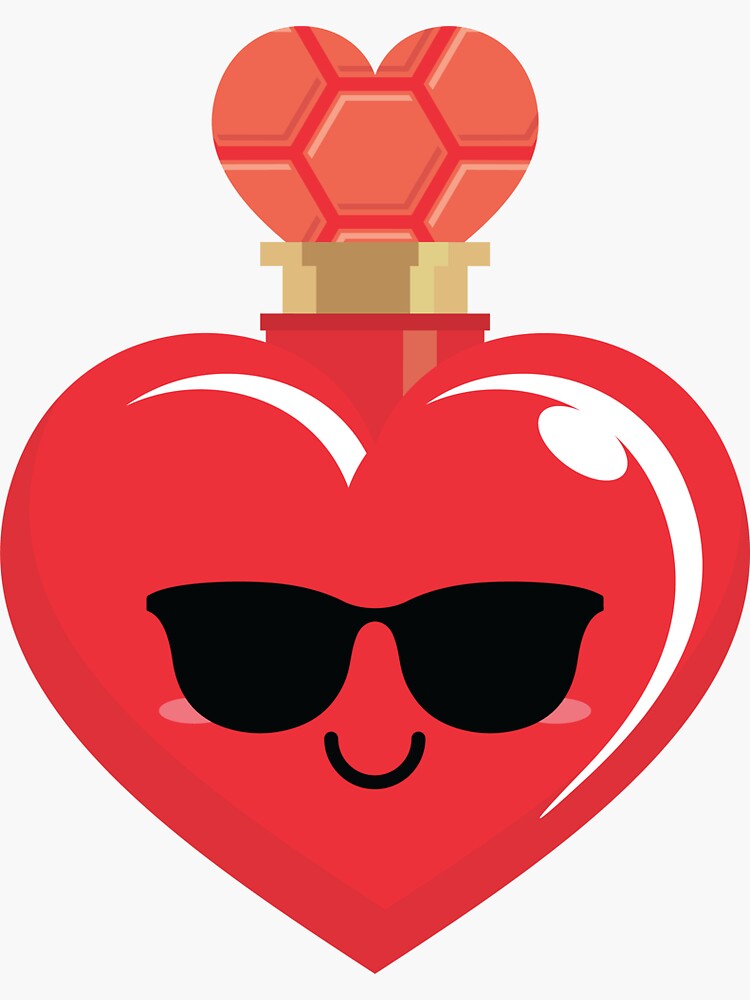 "Perfume Love Emoji " Sticker by HippoEmo Redbubble