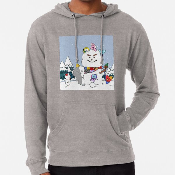 Bt21 half zip up sweatshirt hot sale