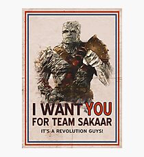 Join The Revolution! Photographic Print