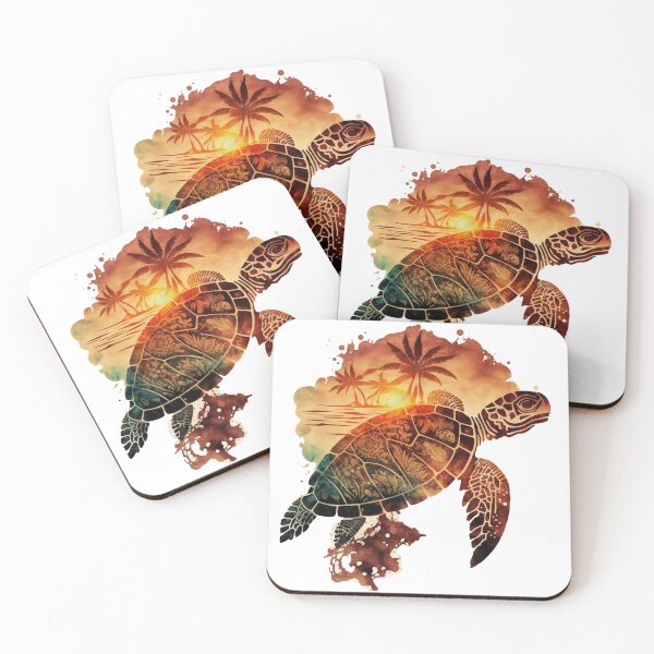 Item preview, tribal sea turtle designed and sold by printiesart.