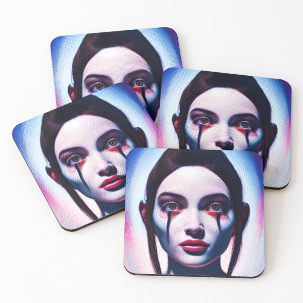 Item preview, Portrait abstract female designed and sold by Sunwang.