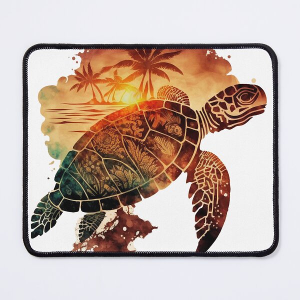 Item preview, tribal sea turtle designed and sold by printiesart.