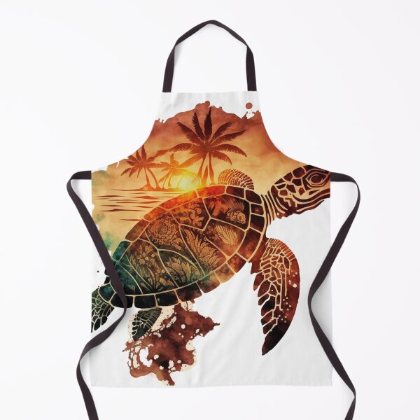Item preview, tribal sea turtle designed and sold by printiesart.