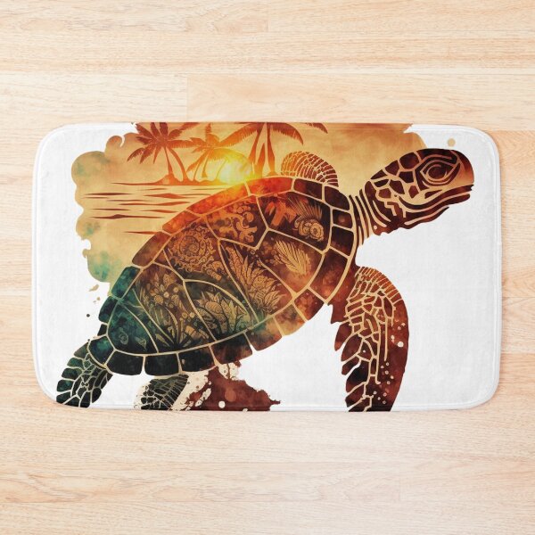 Item preview, tribal sea turtle designed and sold by printiesart.