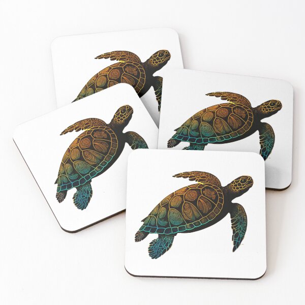 Item preview, tribal sea turtle designed and sold by printiesart.