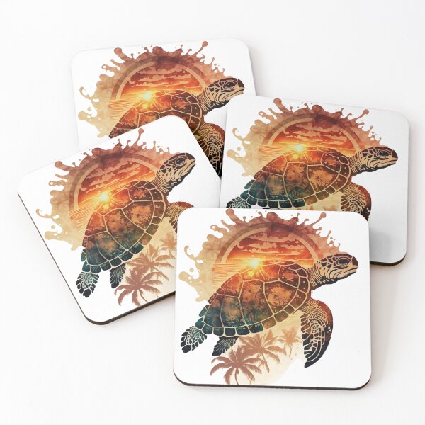 Item preview, tribal sea turtle designed and sold by printiesart.