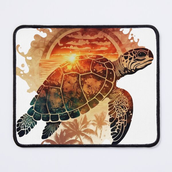 Item preview, tribal sea turtle designed and sold by printiesart.