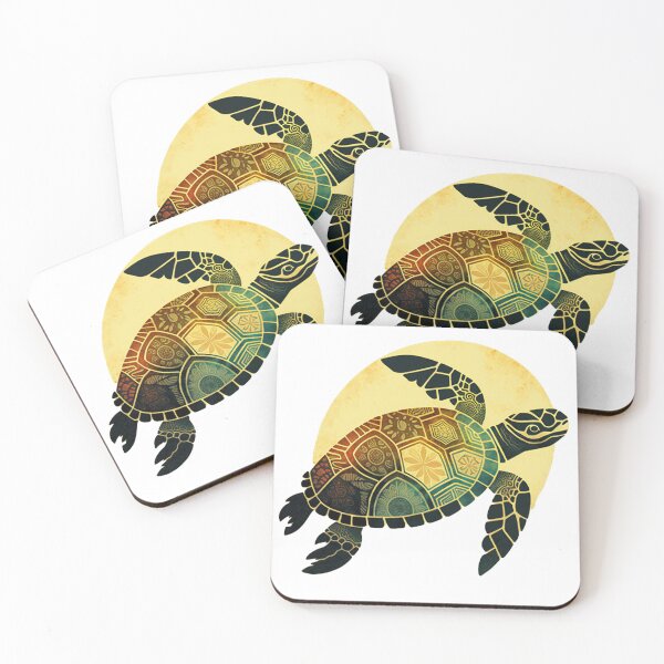 Item preview, tribal sea turtle designed and sold by printiesart.