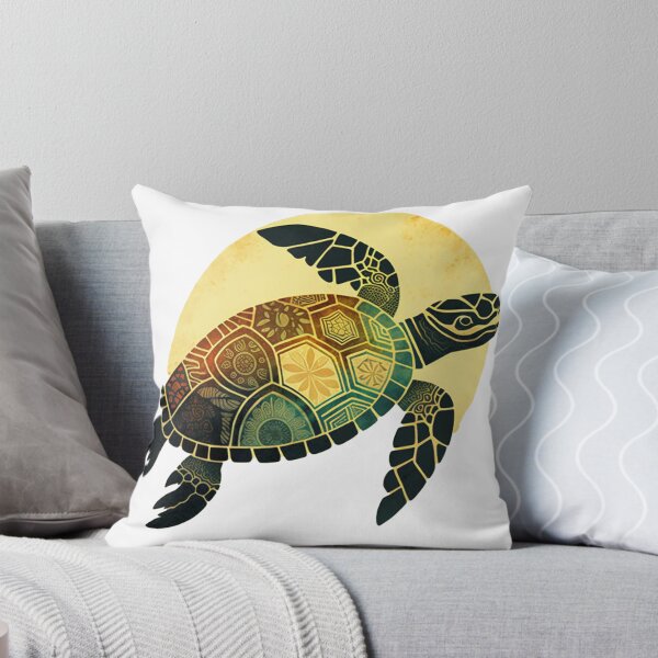 Item preview, tribal sea turtle designed and sold by printiesart.
