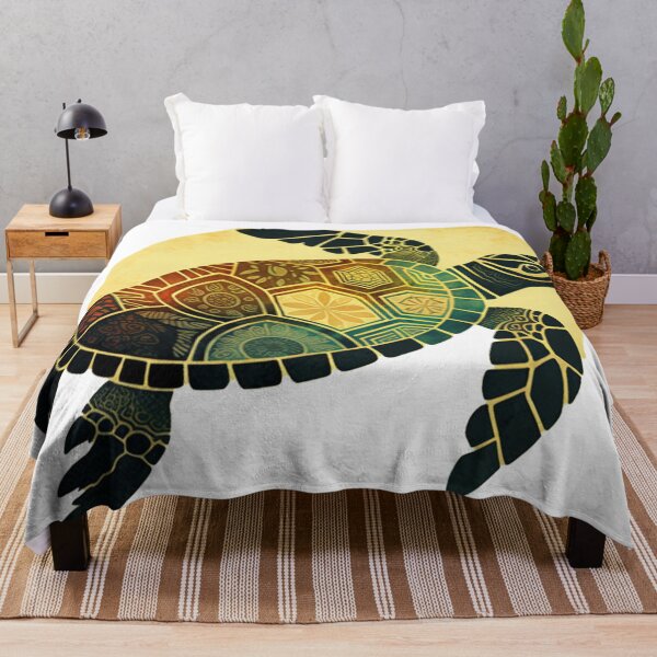 Item preview, tribal sea turtle designed and sold by printiesart.
