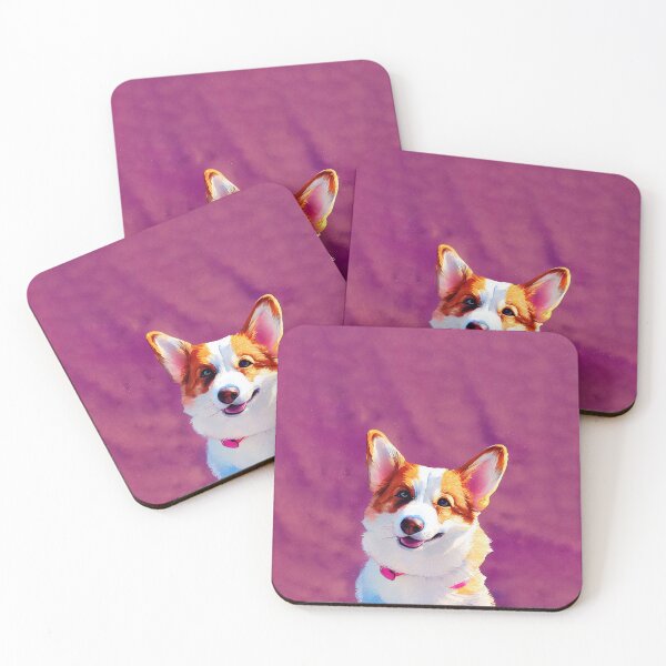 Artikelvorschau, Aquarellporträt des walisischen Corgi-Hundes Pembroke entworfen und verkauft von AppleElf.