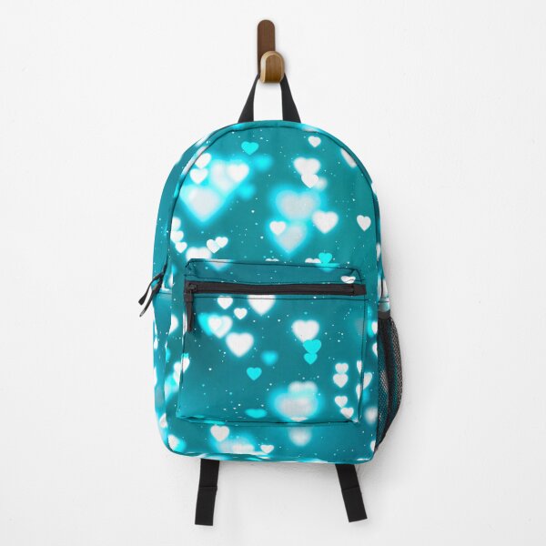 Item preview, Printed image of Shining Hearts Bokeh azure designed and sold by JaReVa.