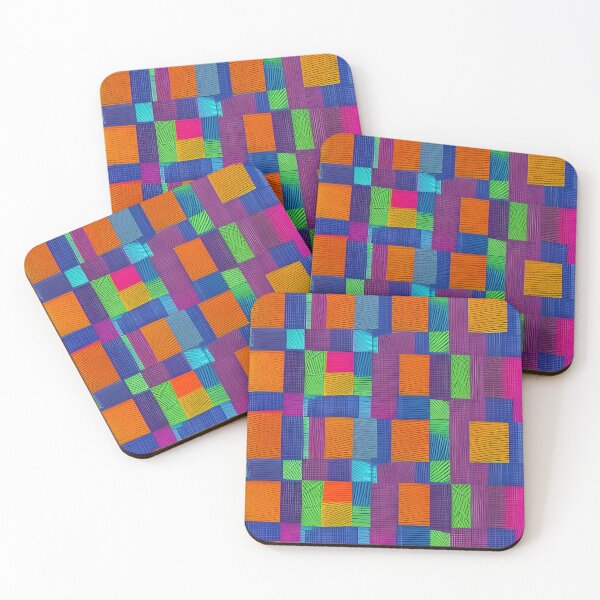 Item preview, Colorful squares design designed and sold by brandway.