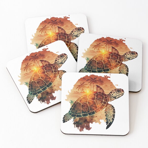 Item preview, tribal sea turtle designed and sold by printiesart.
