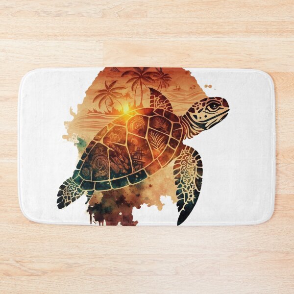 Item preview, tribal sea turtle designed and sold by printiesart.