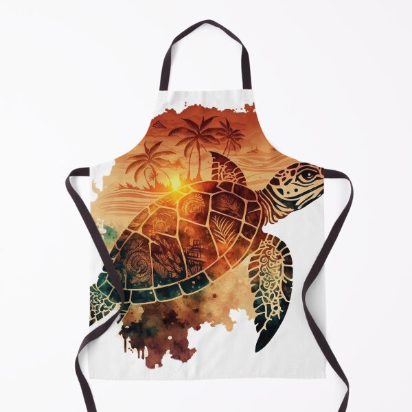 Item preview, tribal sea turtle designed and sold by printiesart.