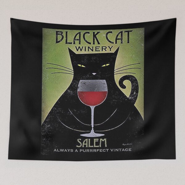 Item preview, Black Cat Winery designed and sold by MaraMontanez.