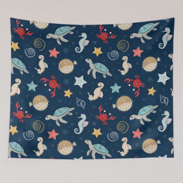 Item preview, Ocean life pattern designed and sold by Avisnanna.