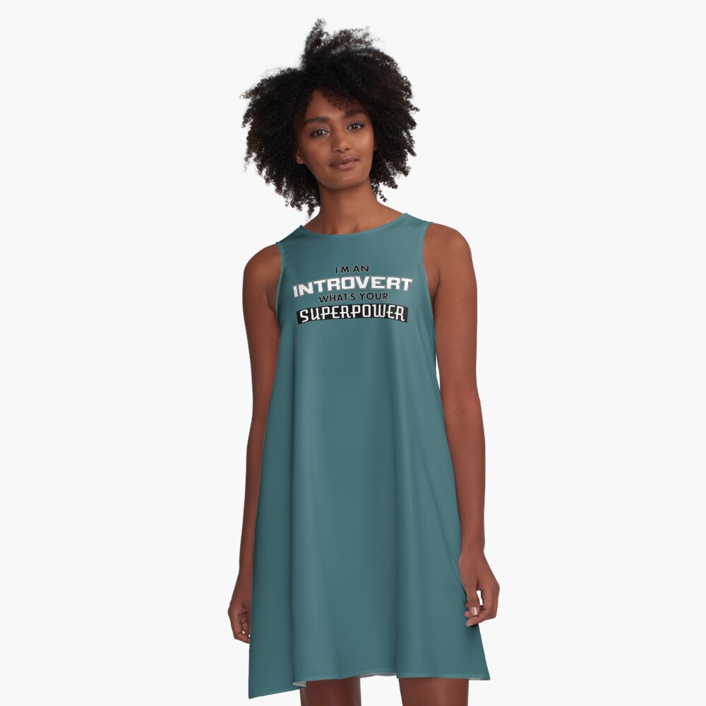Item preview, A-Line Dress designed and sold by IntrovertInside.