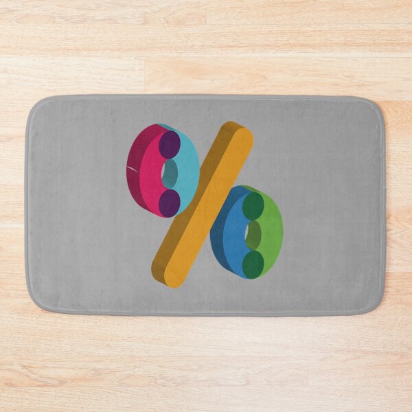 Item preview, Percentage sign design designed and sold by Creative-draw.
