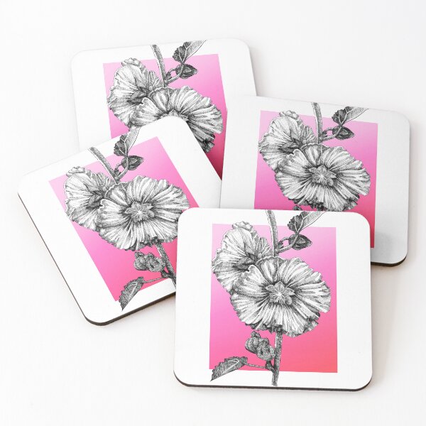Item preview, Ink - Hollyhock designed and sold by artofsuff.