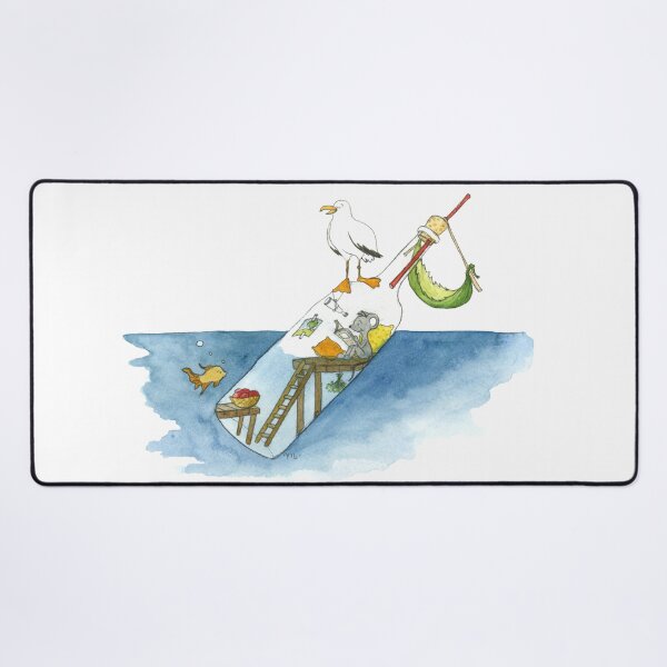 Item preview, Mouse in a bottle designed and sold by vmillustration.