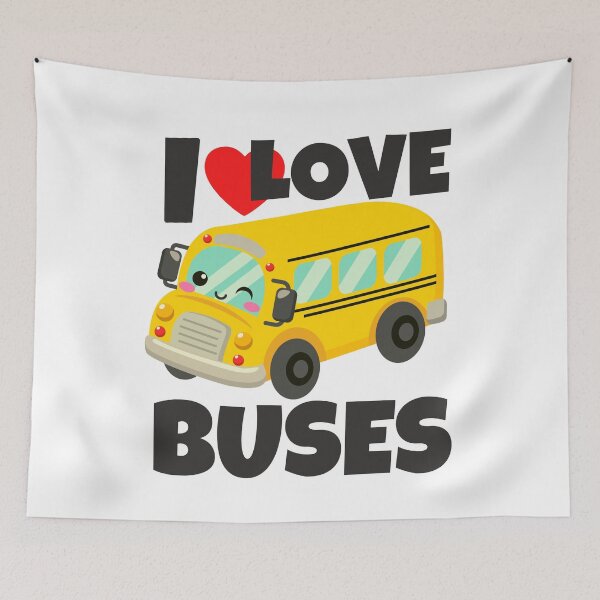 Item preview, I Love Yellow Buses Birthday Funny School Bus Lover  designed and sold by 74ninetees.