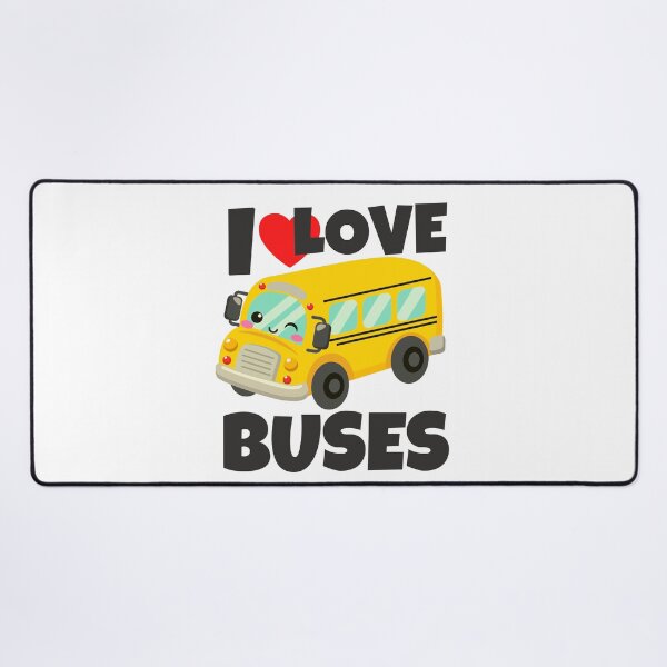 Item preview, I Love Yellow Buses Birthday Funny School Bus Lover designed and sold by 74ninetees.