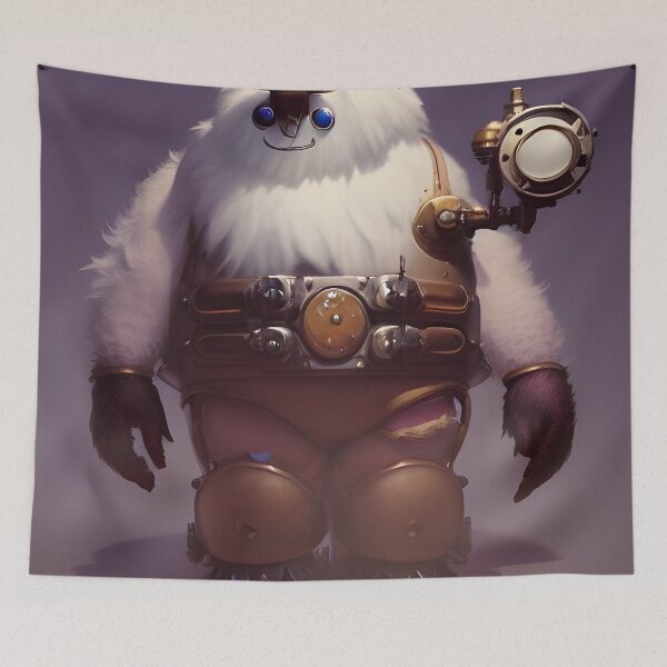 Item preview, Steampunked Yeti designed and sold by Manimilo.