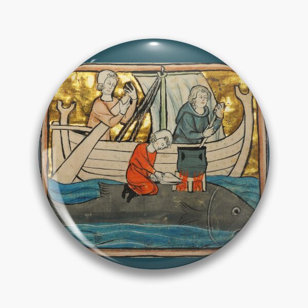 Item preview, WHALE HUNTERS ON WHALING VESSEL Fisherman on The Whail  Medieval Miniature designed and sold by BulganLumini.