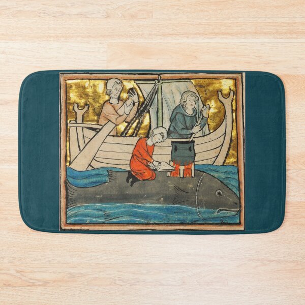 Item preview, WHALE HUNTERS ON WHALING VESSEL Fisherman on The Whail  Medieval Miniature designed and sold by BulganLumini.