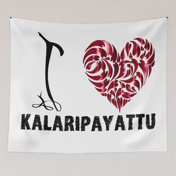 Item preview, Kalaripayattu T Shirt Design I Love Kalaripayattu designed and sold by MartialArtsNerd.