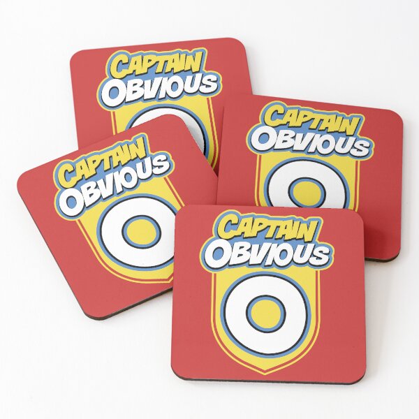 Item preview, Captain Obvious designed and sold by VinagreShop.