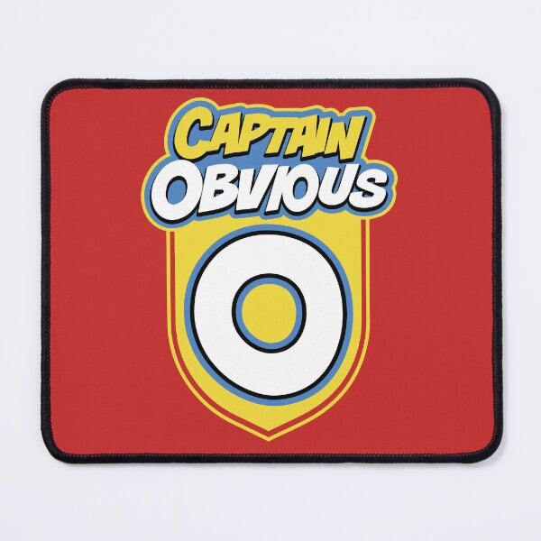 Item preview, Captain Obvious designed and sold by VinagreShop.