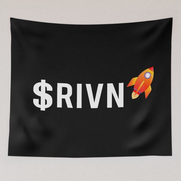 Item preview, RIVN stock - With Rocket And $ Dollar designed and sold by Grimwear Co..